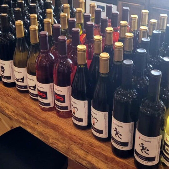 a grouping of Incognito Wines